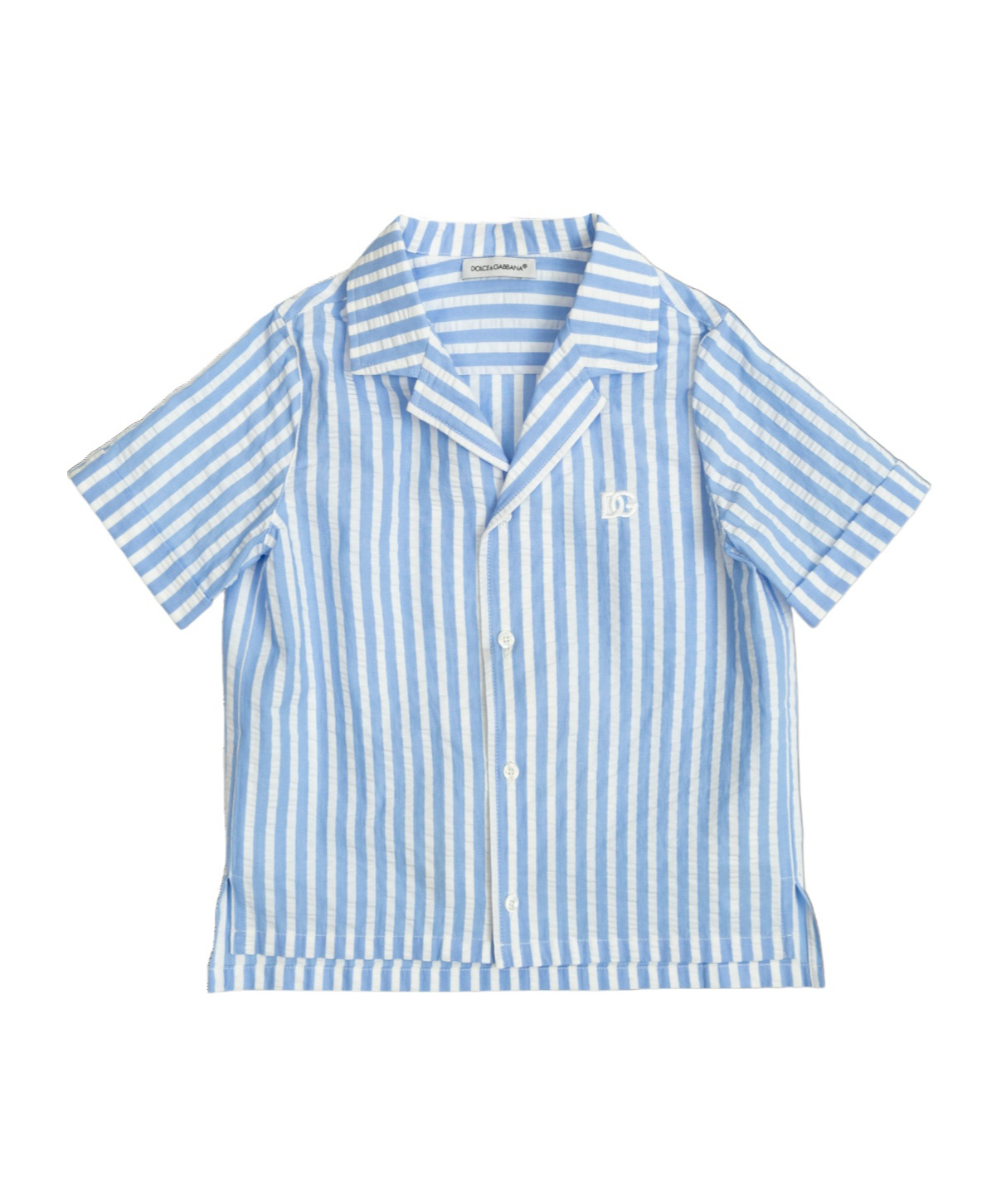 Dolce & Gabbana Short Sleeve Shirt In Blue