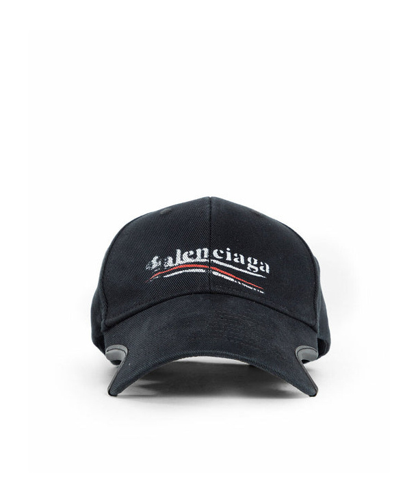 Balenciaga Political Stencil Cap In Black