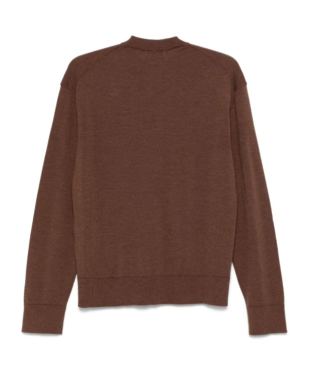 Shop Laneus Mélange-effect Sweater