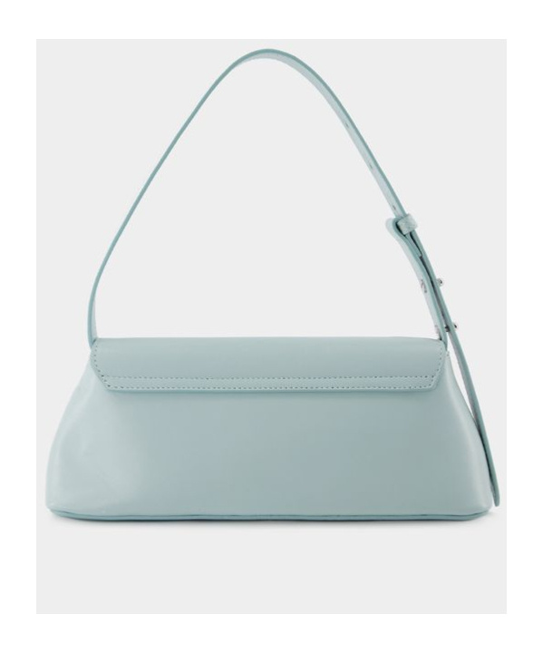 Shop Elleme Paris Eva Snake-chain Detail Shoulder Bag In Gray