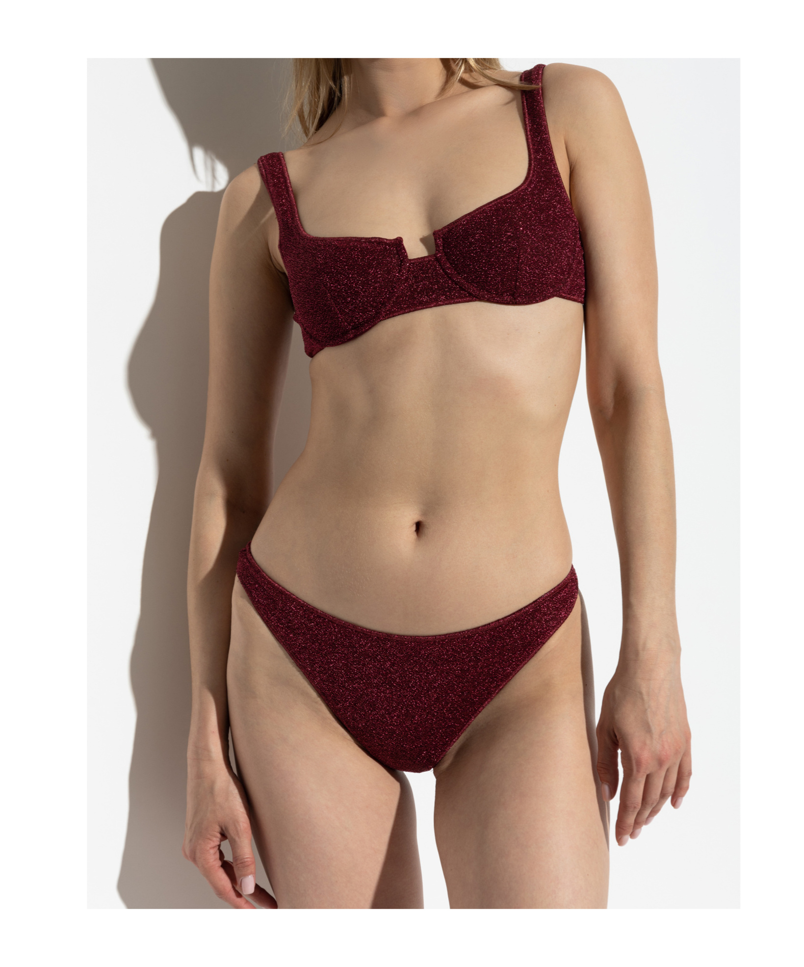 Shop Oseree Wide Strap Two Piece Swimsuit