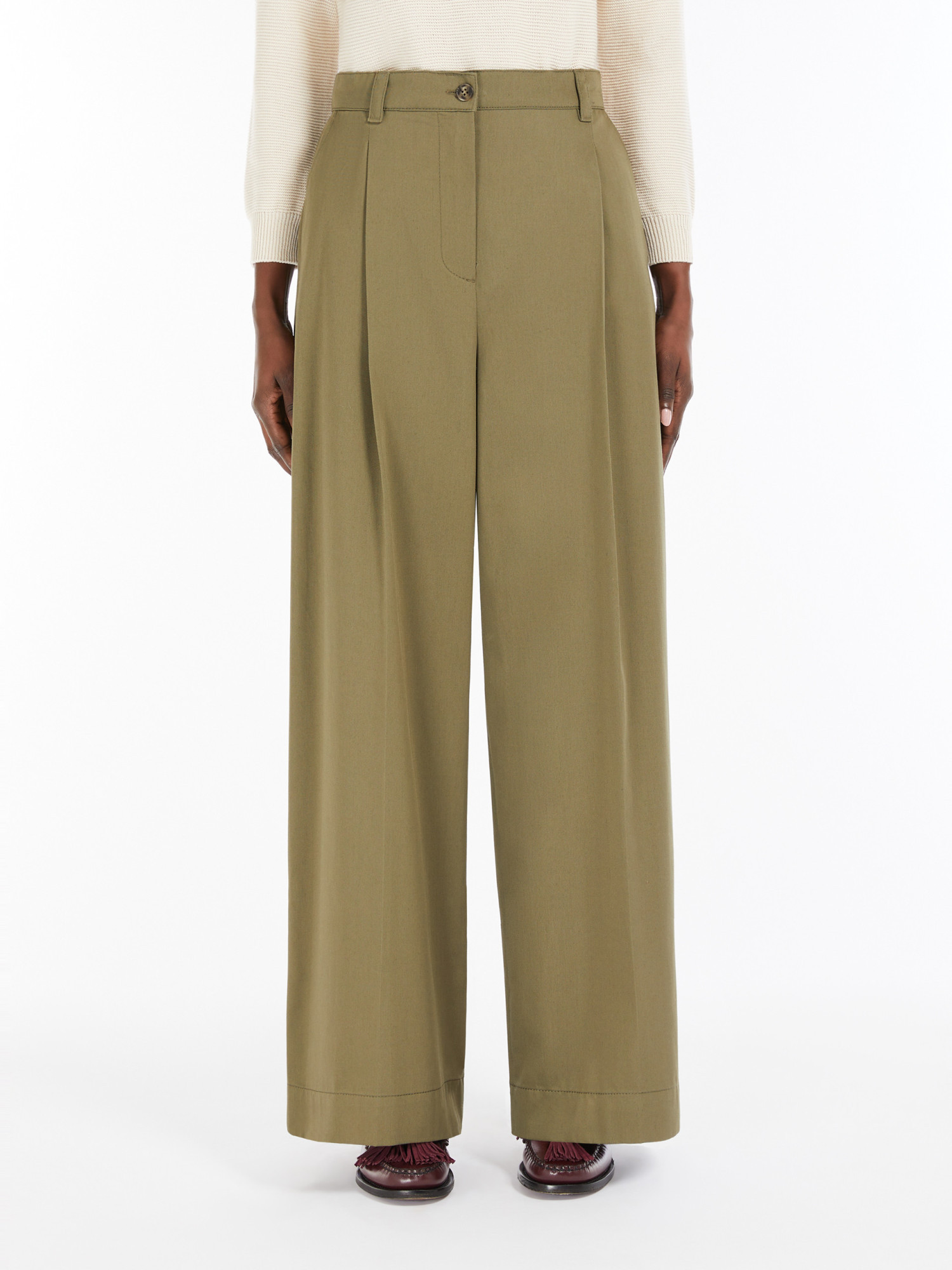 Weekend Max Mara "malizia Linen Nattè In Gray