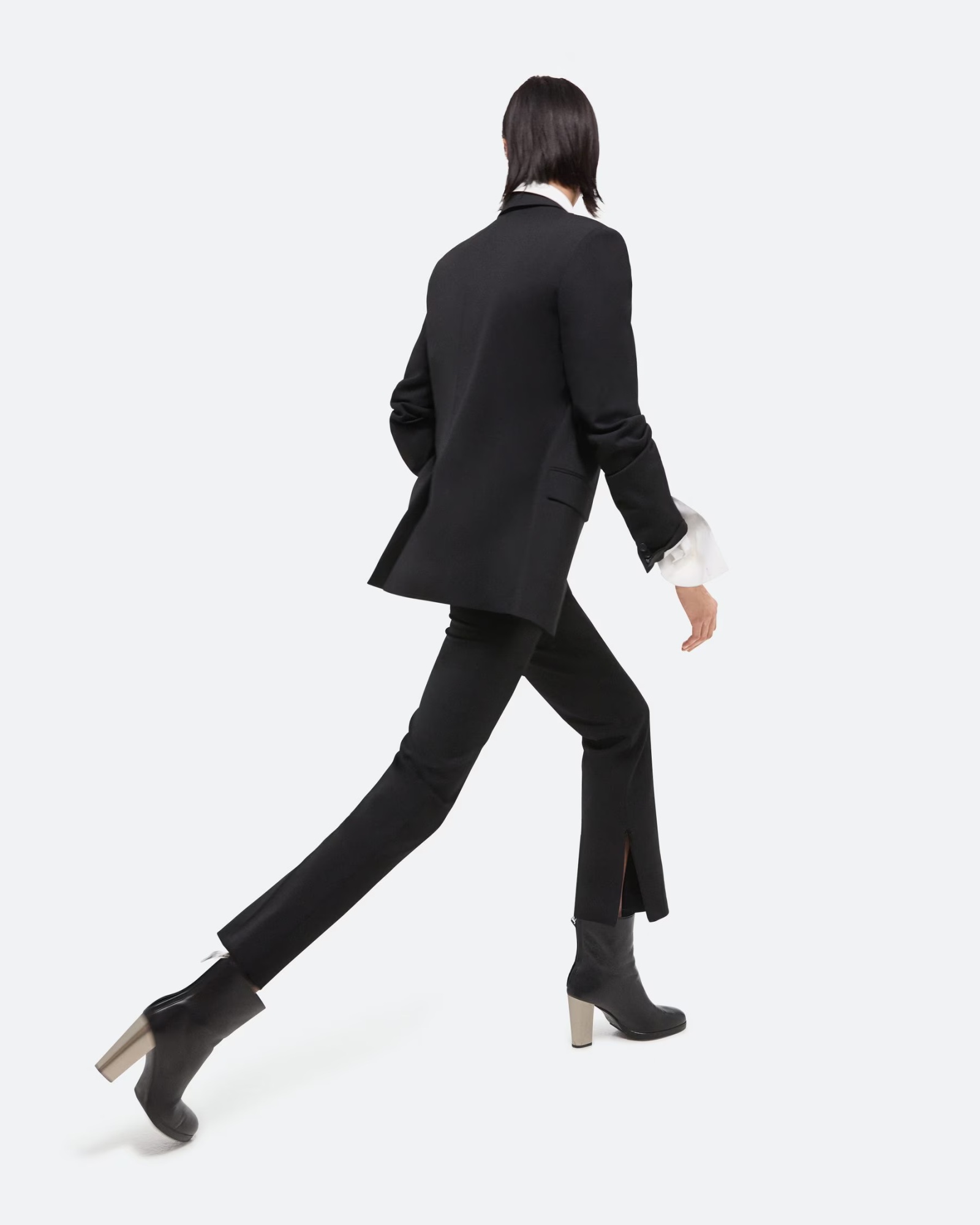 Helmut Lang Single-breasted Wool Blazer In Black