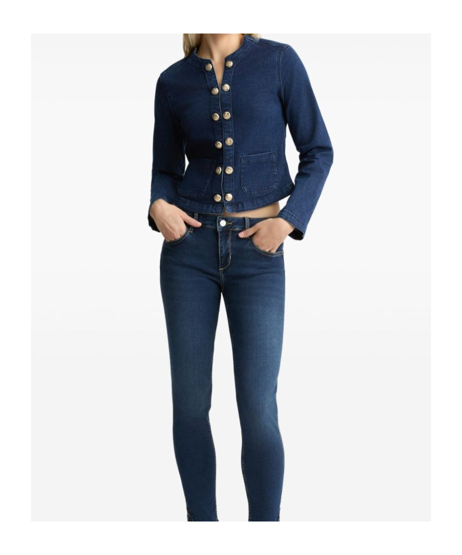 Liu •jo Liu Jo Jacket With Double Buttons In Blue