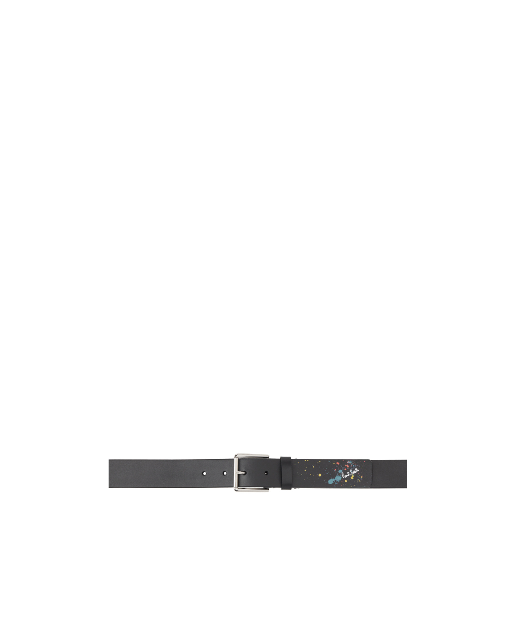 PAUL SMITH LOGO PATTERN BELT 