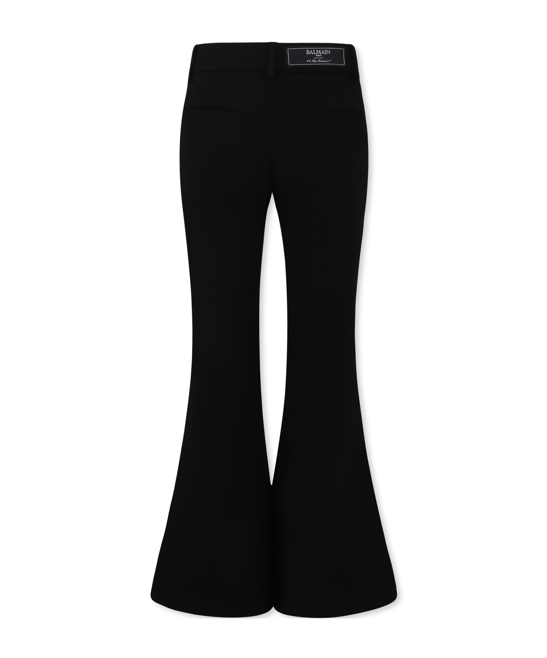 Balmain Belt-loop Casual Pants In Black