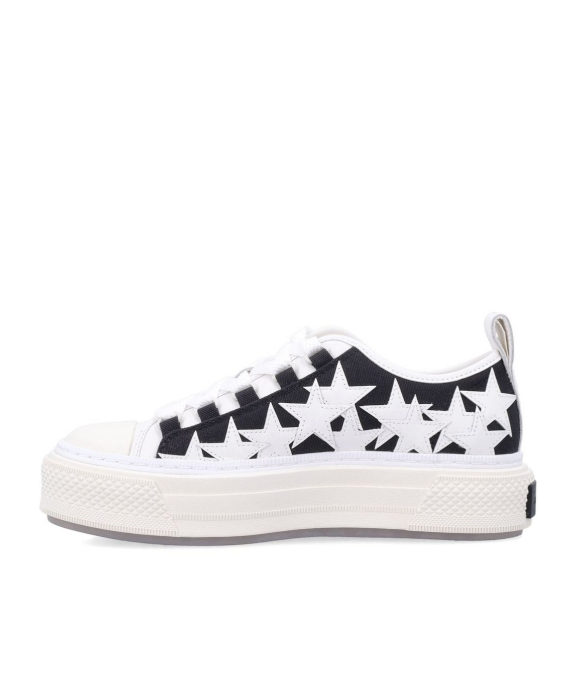 Amiri Star Pattern Rubber Sole Sneakers In White