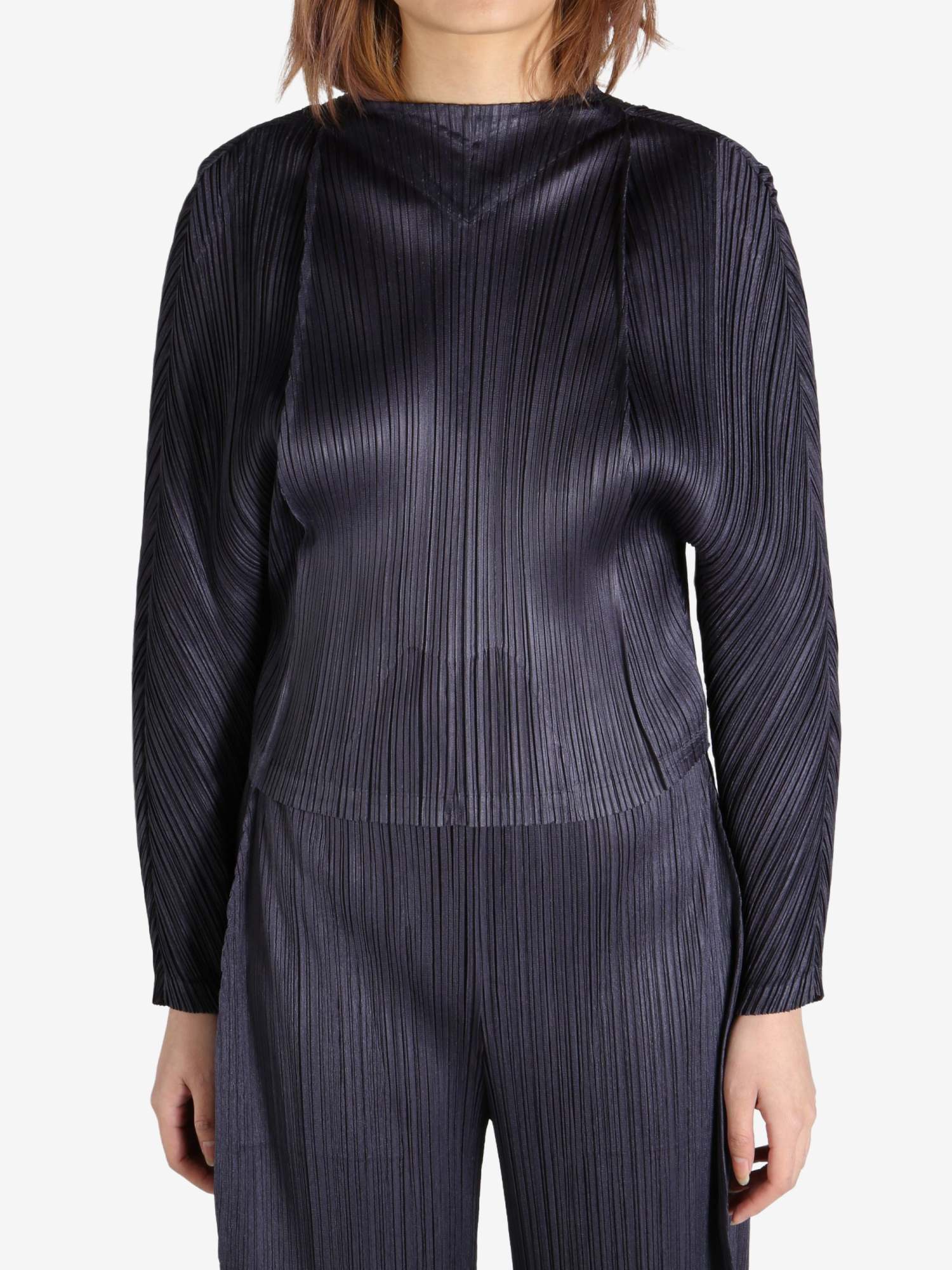 Issey Miyake Zippered Casual Jacket In Black