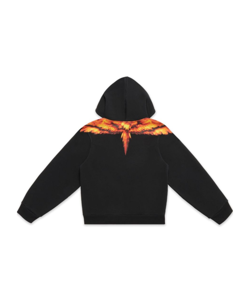 Marcelo Burlon County Of Milan Colordust Wings Cotton Hoodie In Black