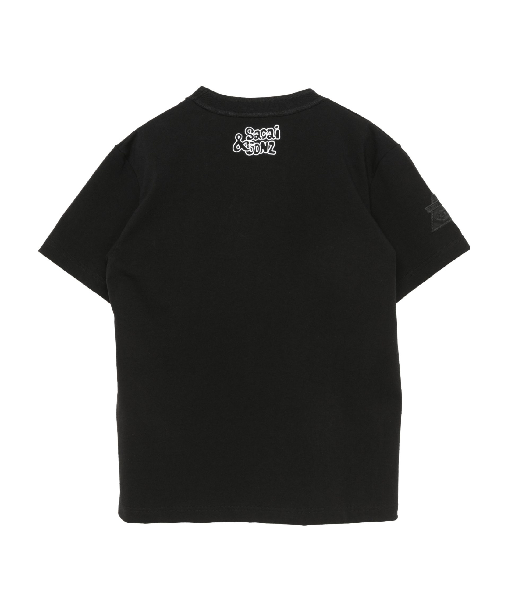 Sacai Short-sleeved T-shirt In Black