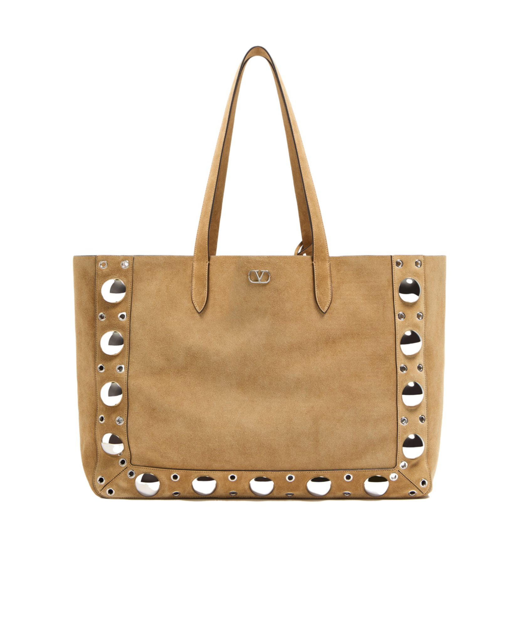 Valentino Nellcote Large Suede Leather Tote