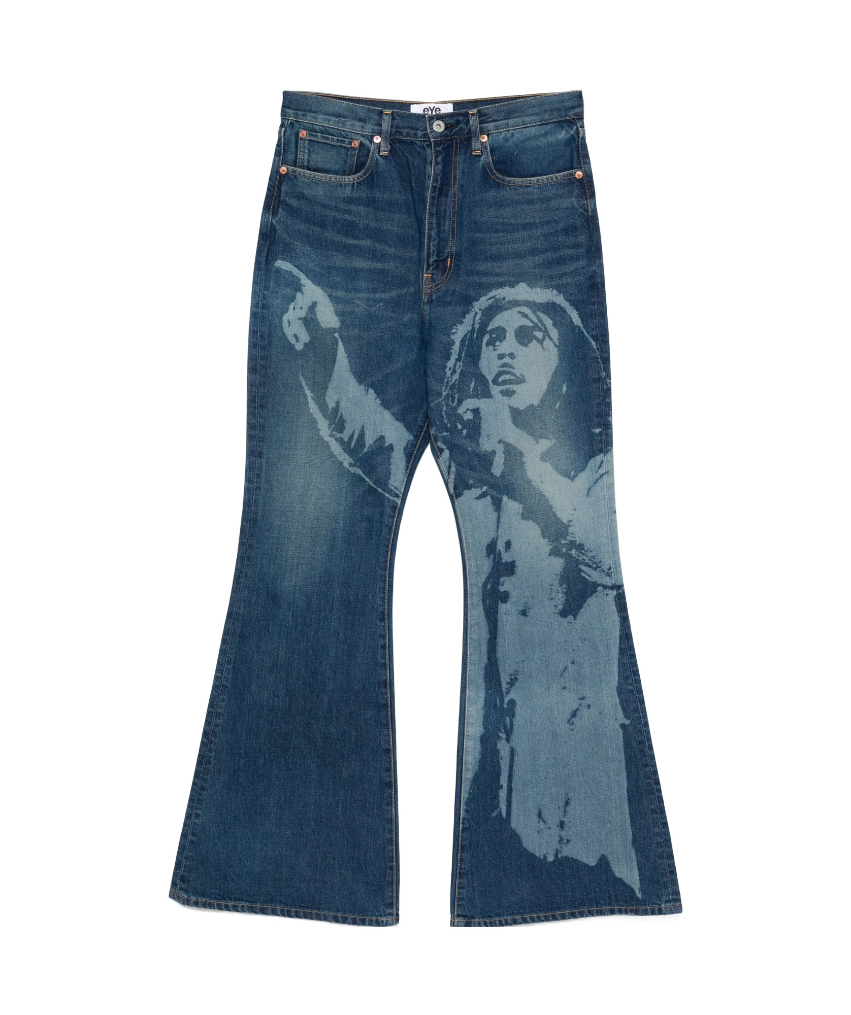 Junya Watanabe Bob Marley Flared Jeans