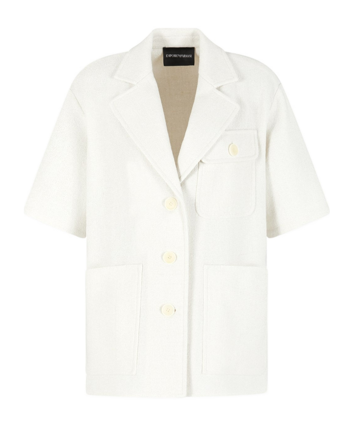 Emporio Armani Lapel Short-sleeved Casual Jacket