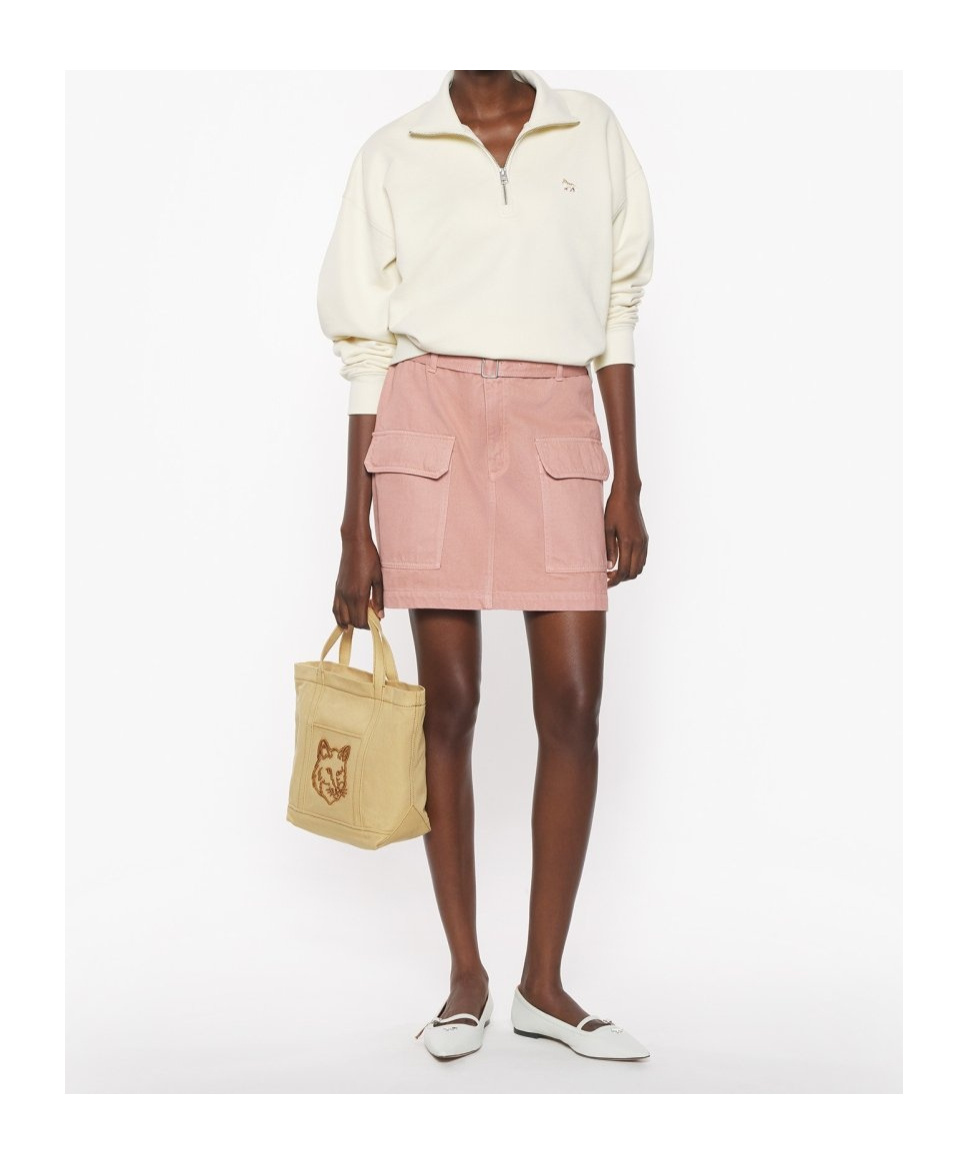 Shop Maison Kitsuné Long Sleeve Sweatshirt In White