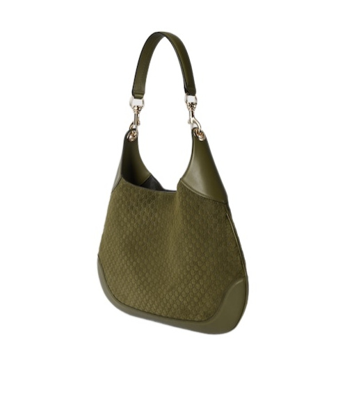 Gucci B Small Shoulder Bag In Green
