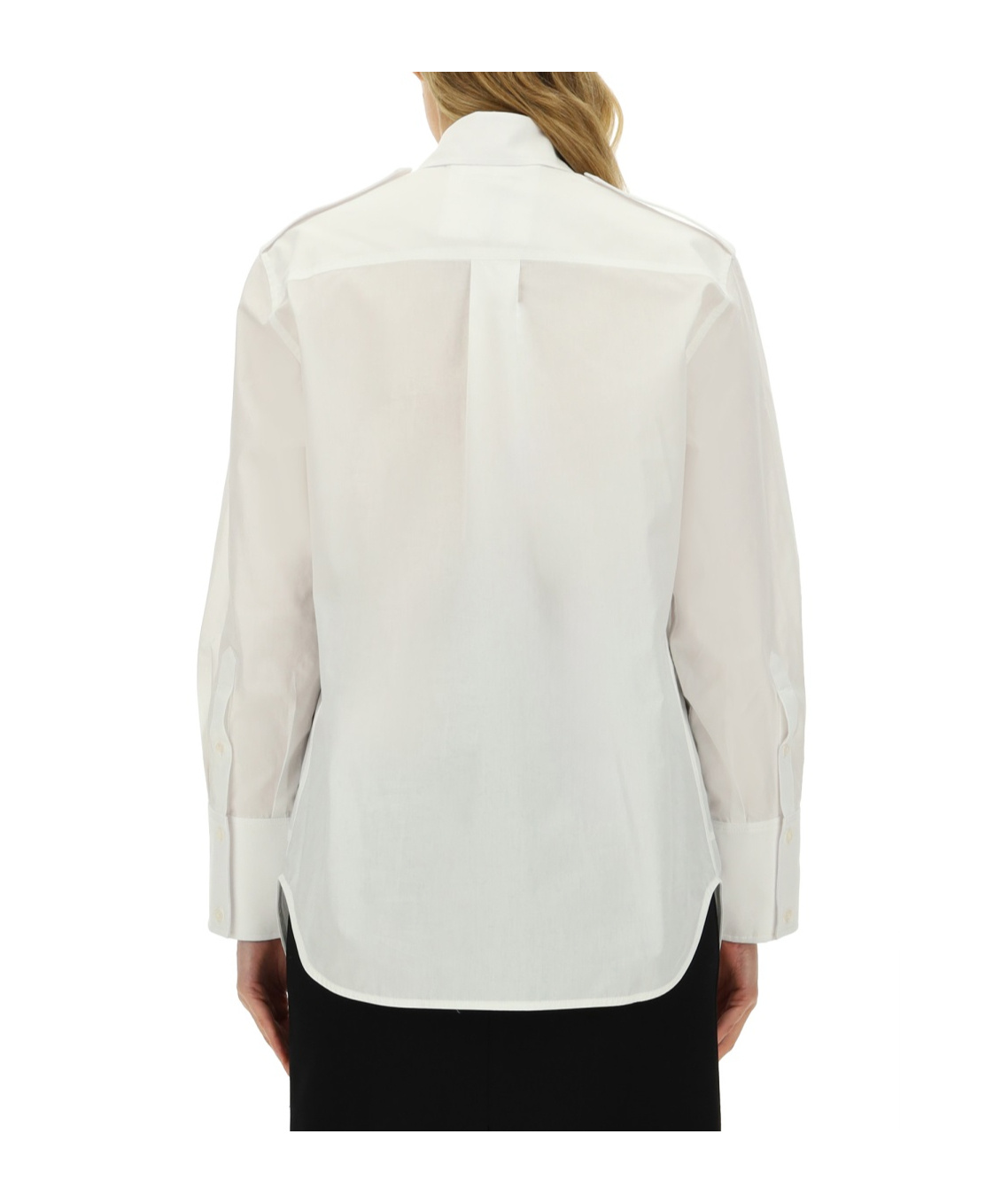 Victoria Beckham Women's Oversize Pocket Shirt In White