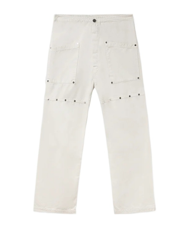 Gimaguas Pantalone Jacob In Cotone Gesso Uomo In White