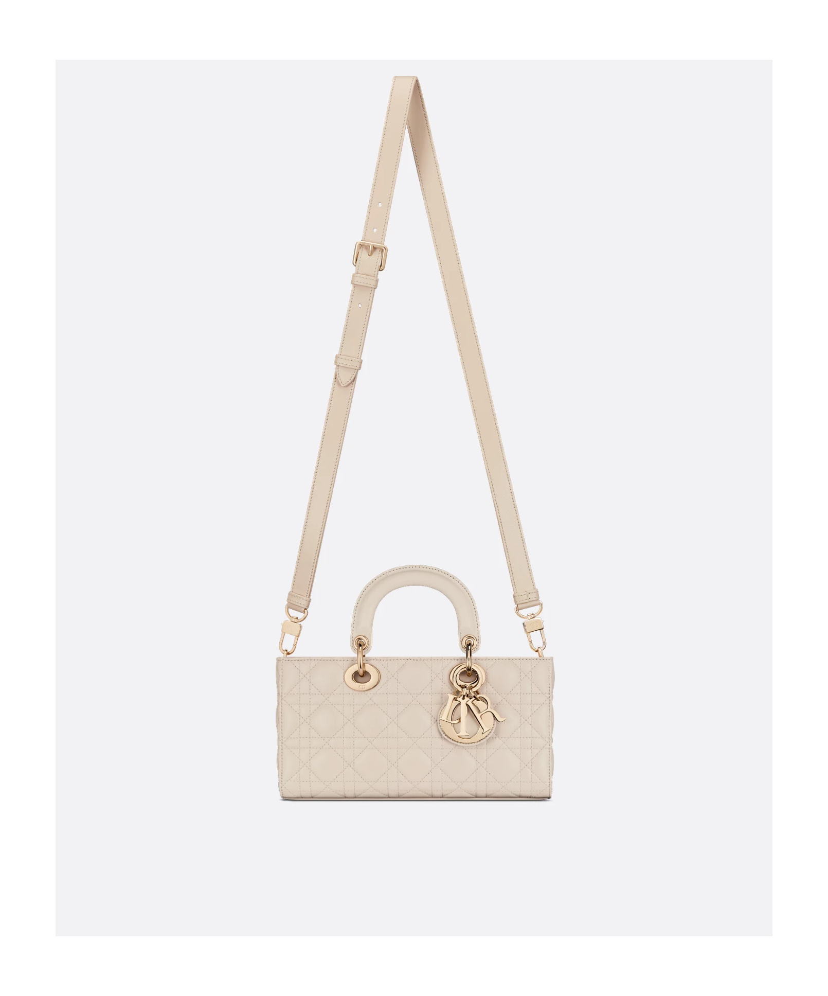 Dior Medium Lady D-joy Bag In Vintage Beige