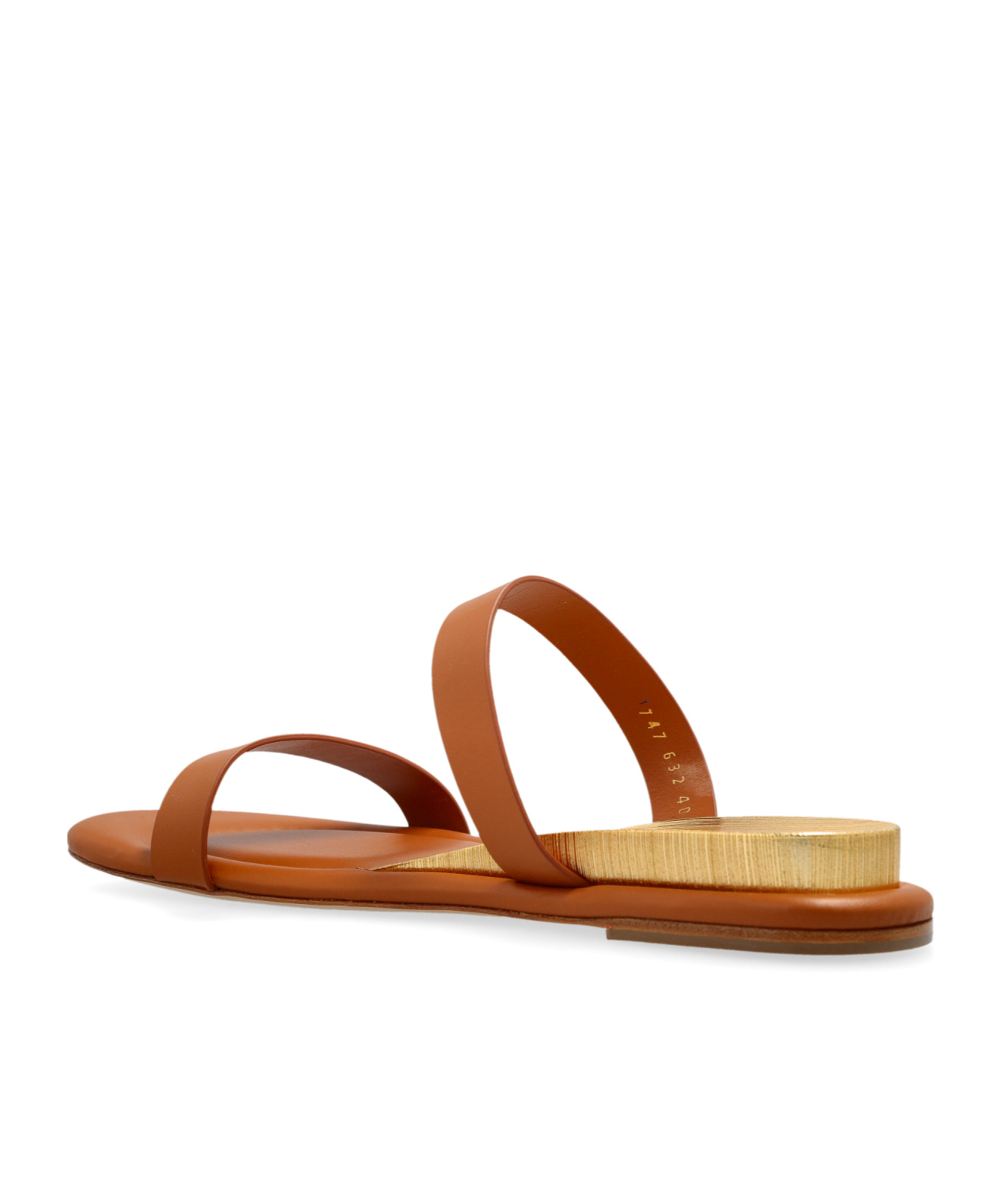 Casadei Leather Slippers In Brown