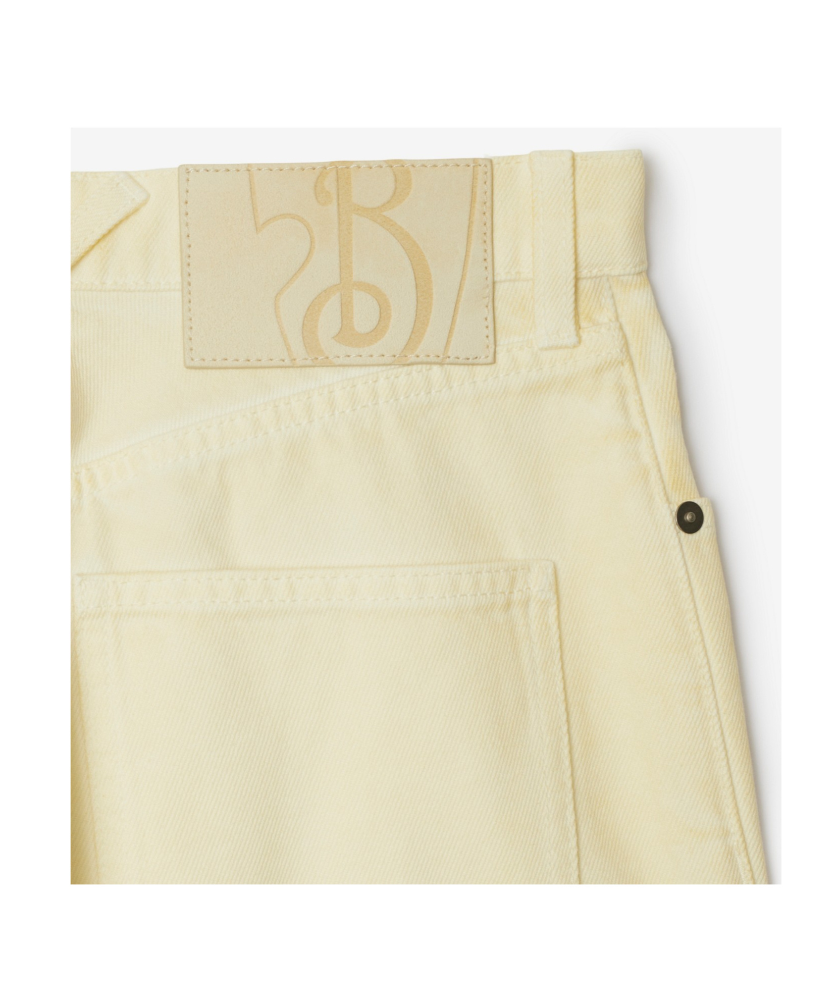 Burberry Checkered Straight-leg Jeans In Nude