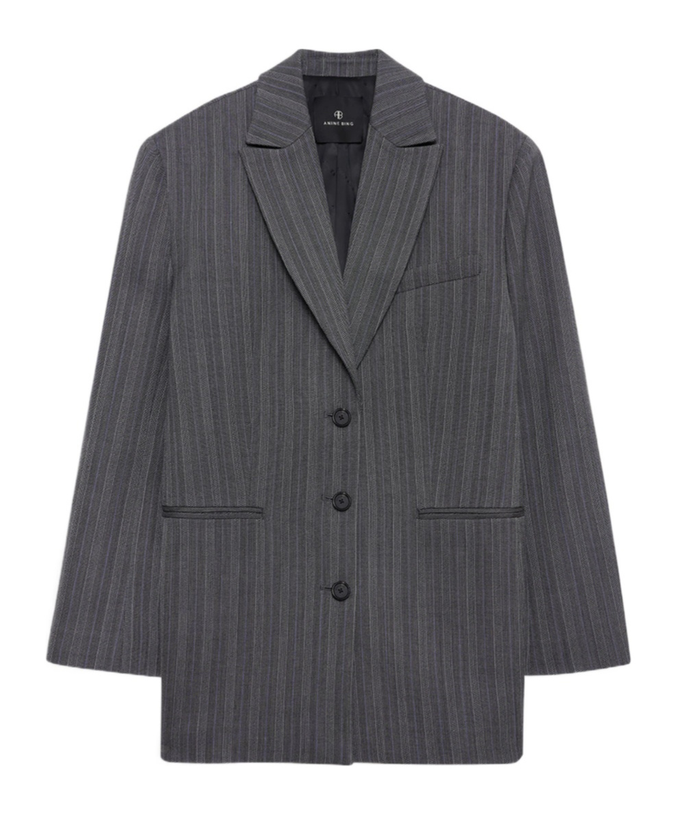 ANINE BING SINGLE-BREASTED BLAZER