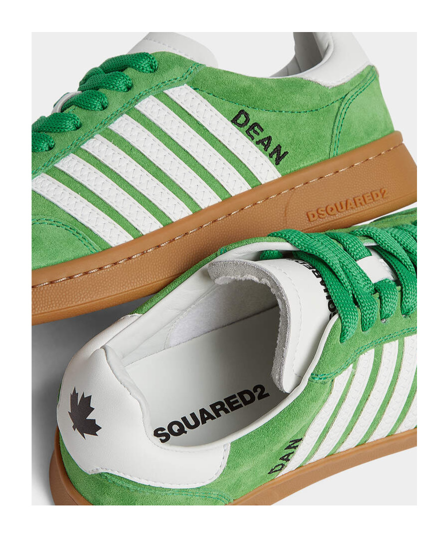 Dsquared2 Green Low Top Sneakers In Green