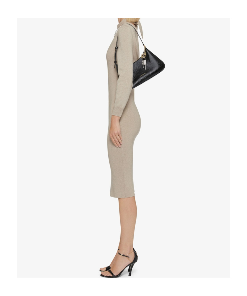 Givenchy Small Lucky Lock Shoulder Bag In Black