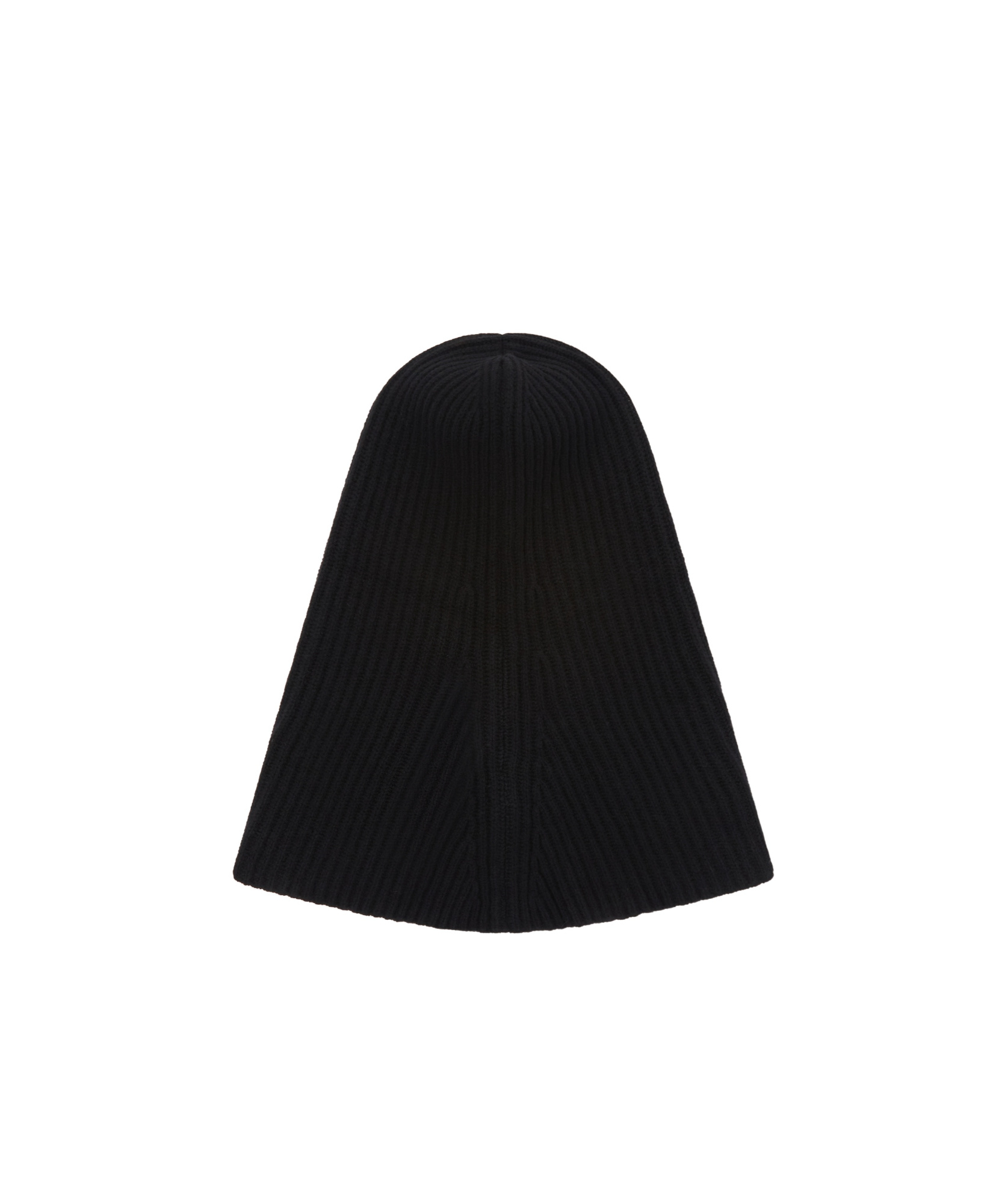 Pinko Ribbed-knit Balaclava In Black