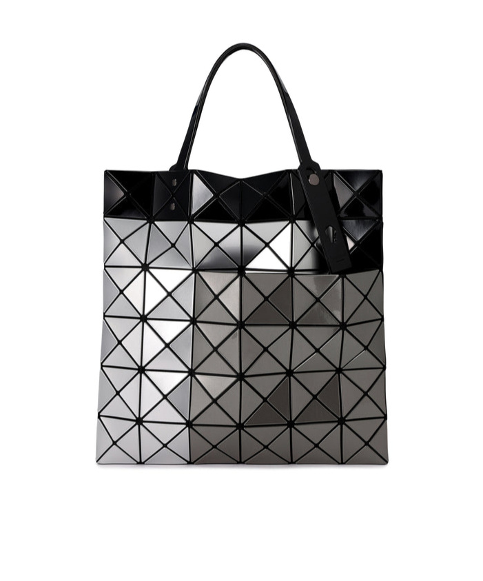 Bao Bao Issey Miyake Gunmetal Tres Tote In Black