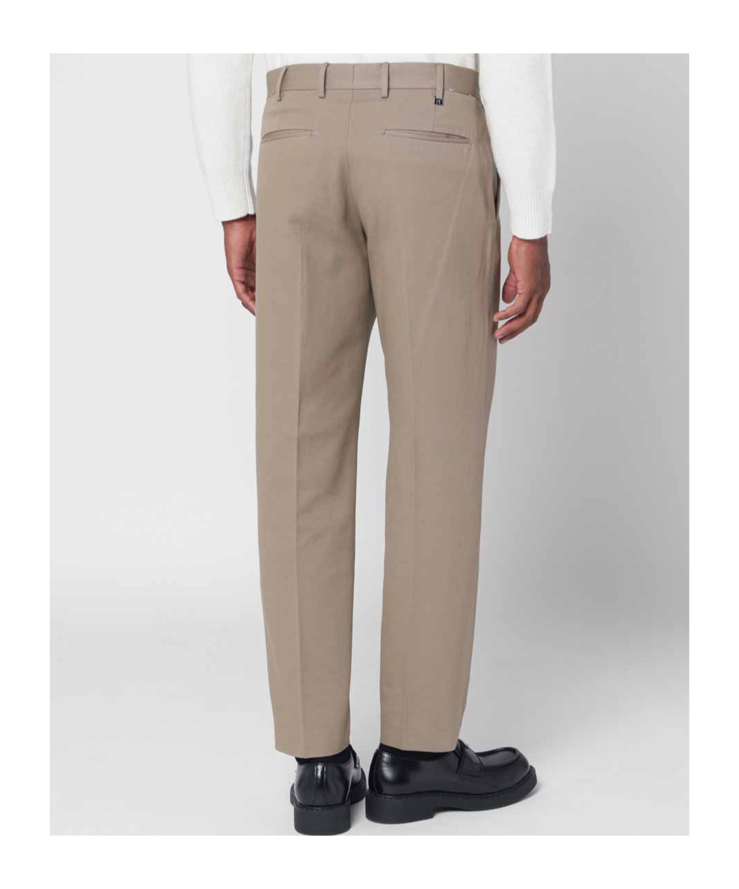 Pt Torino Rebel Beige Trousers In Neutral
