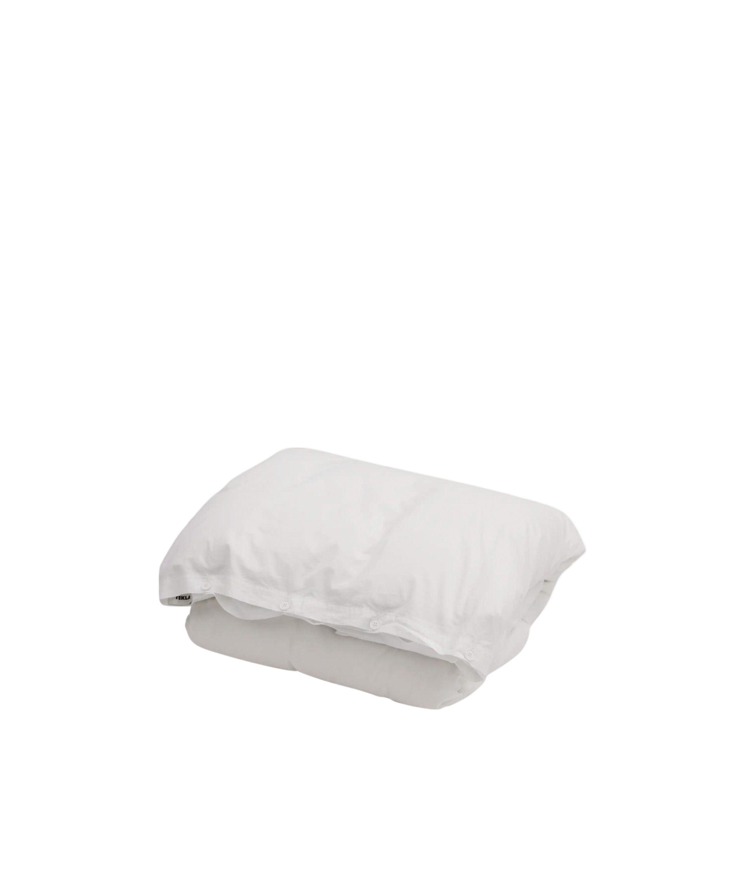 Tekla High-quality Percale Duvet Cover In White