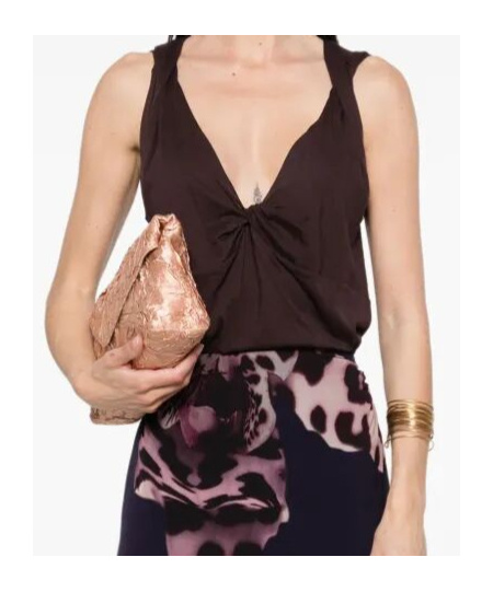 Dries Van Noten Hantex Cotton Tank Top Clothing In Burgundy