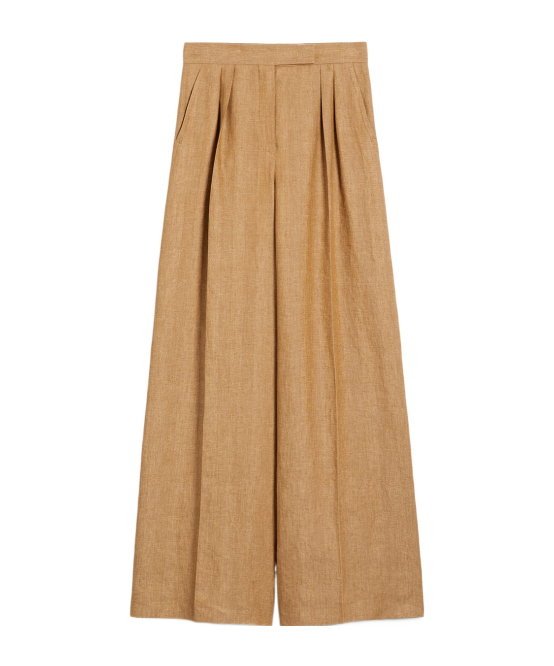Max Mara Corte Pleated Casual Pants In Nude