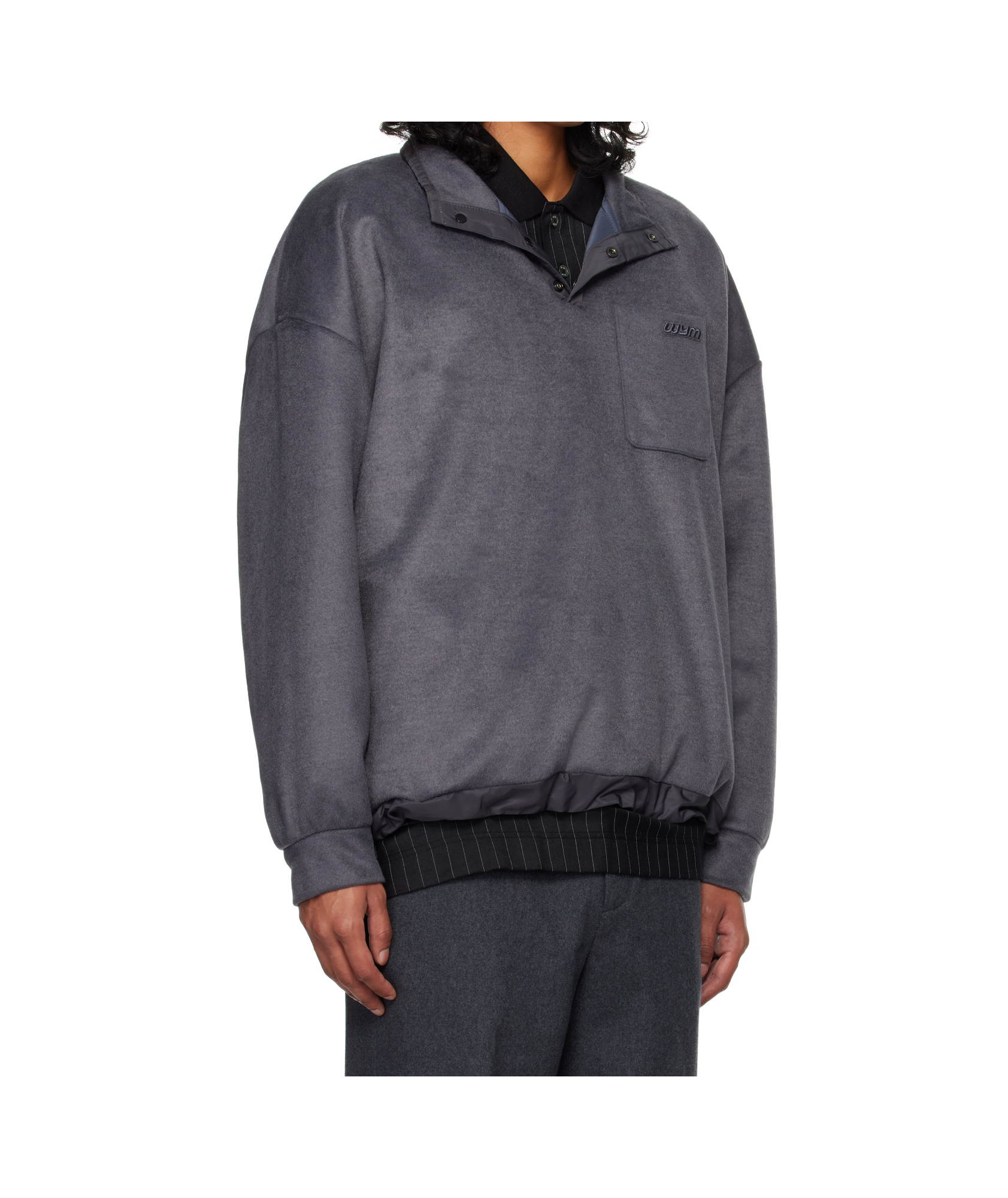 Wooyoungmi Long-sleeved Sweater In Black