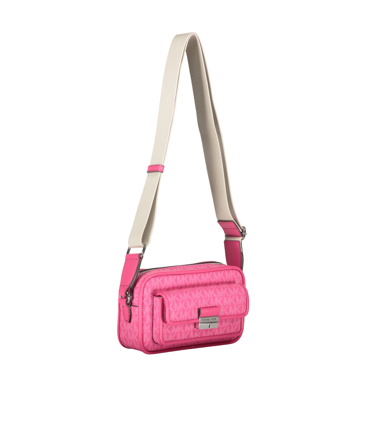 Michael Kors Pink Fabric Crossbody Bags