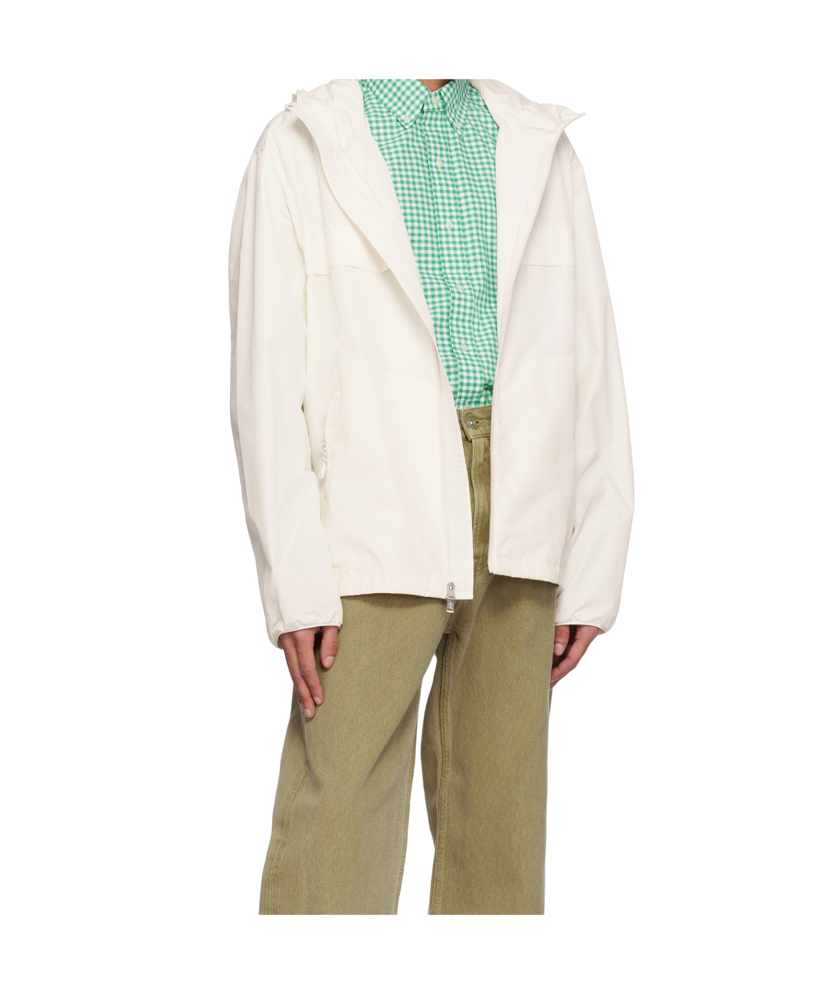 Polo Ralph Lauren White Eco Simplux Windbreaker Jacket In Deckwash White