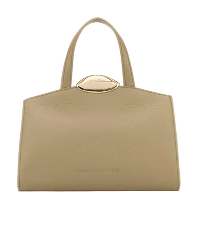 Benedetta Bruzziches Double Handle Handbag In Brown