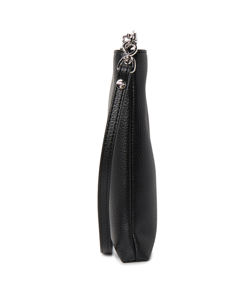 Vivienne Westwood Top Zipper Shoulder Bag In Black