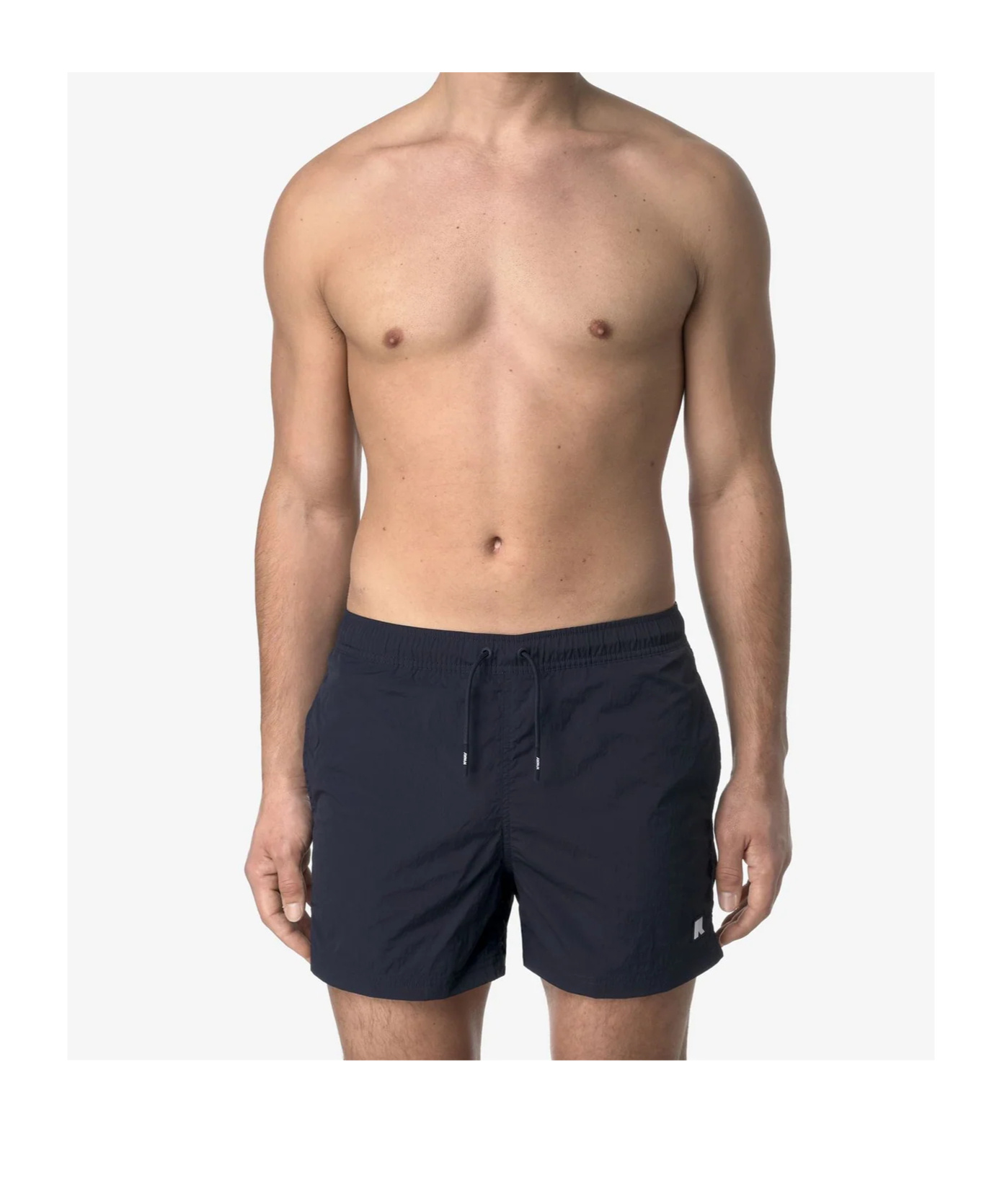 K-way Drawstring Waist Swim Shorts In Blue