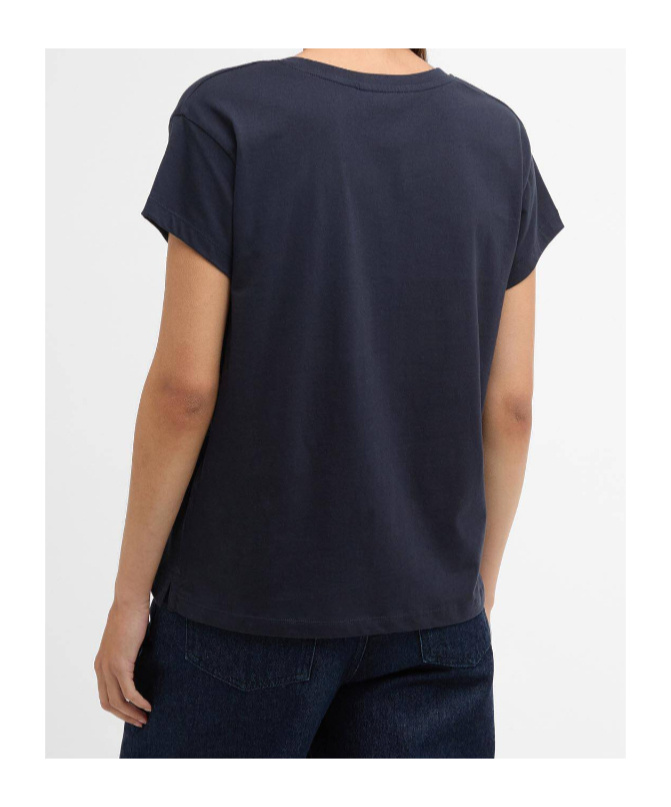 Barbour Hartland T-shirt In Blue