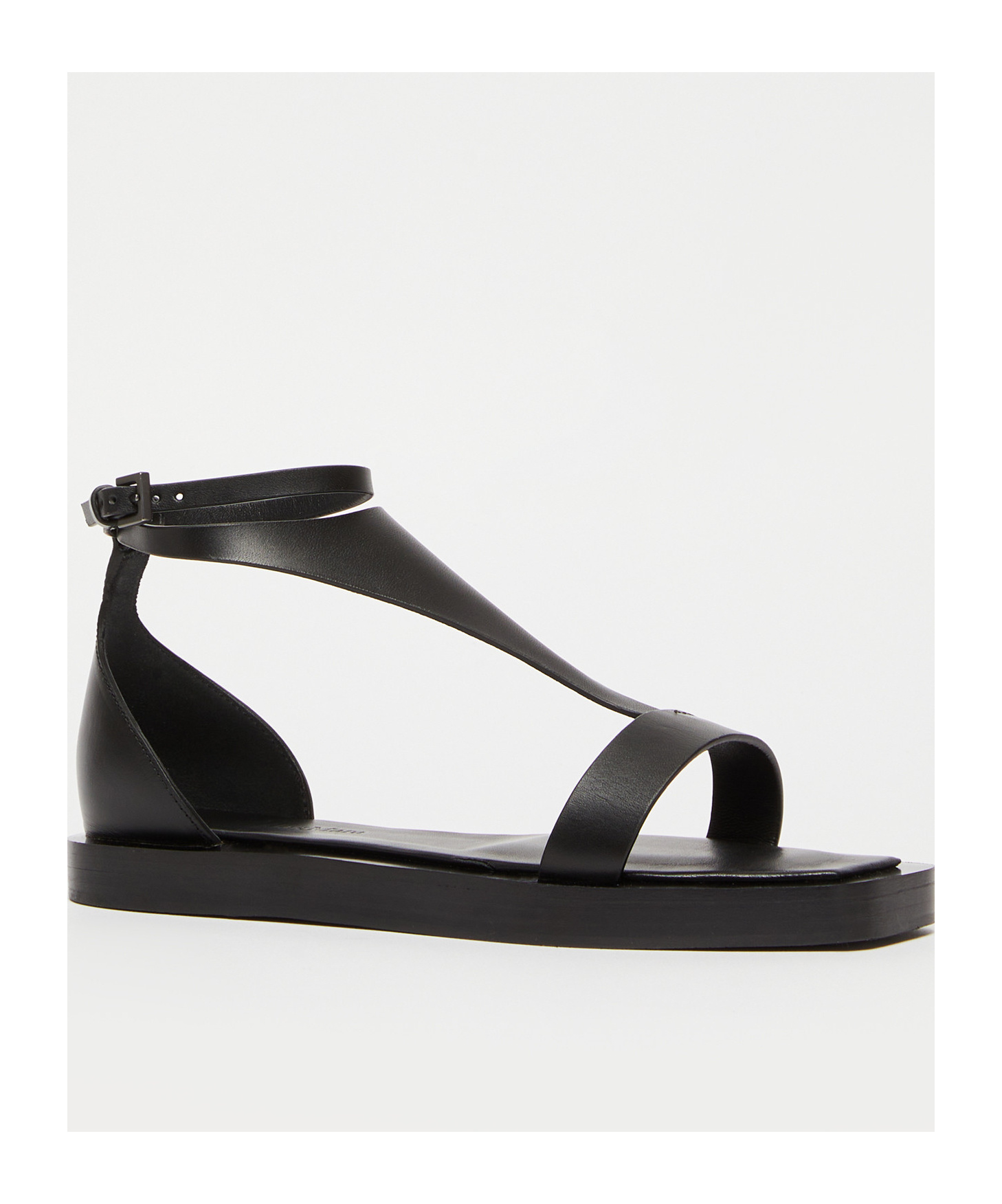 Max Mara Leather Sandals With Premium Quality In Green