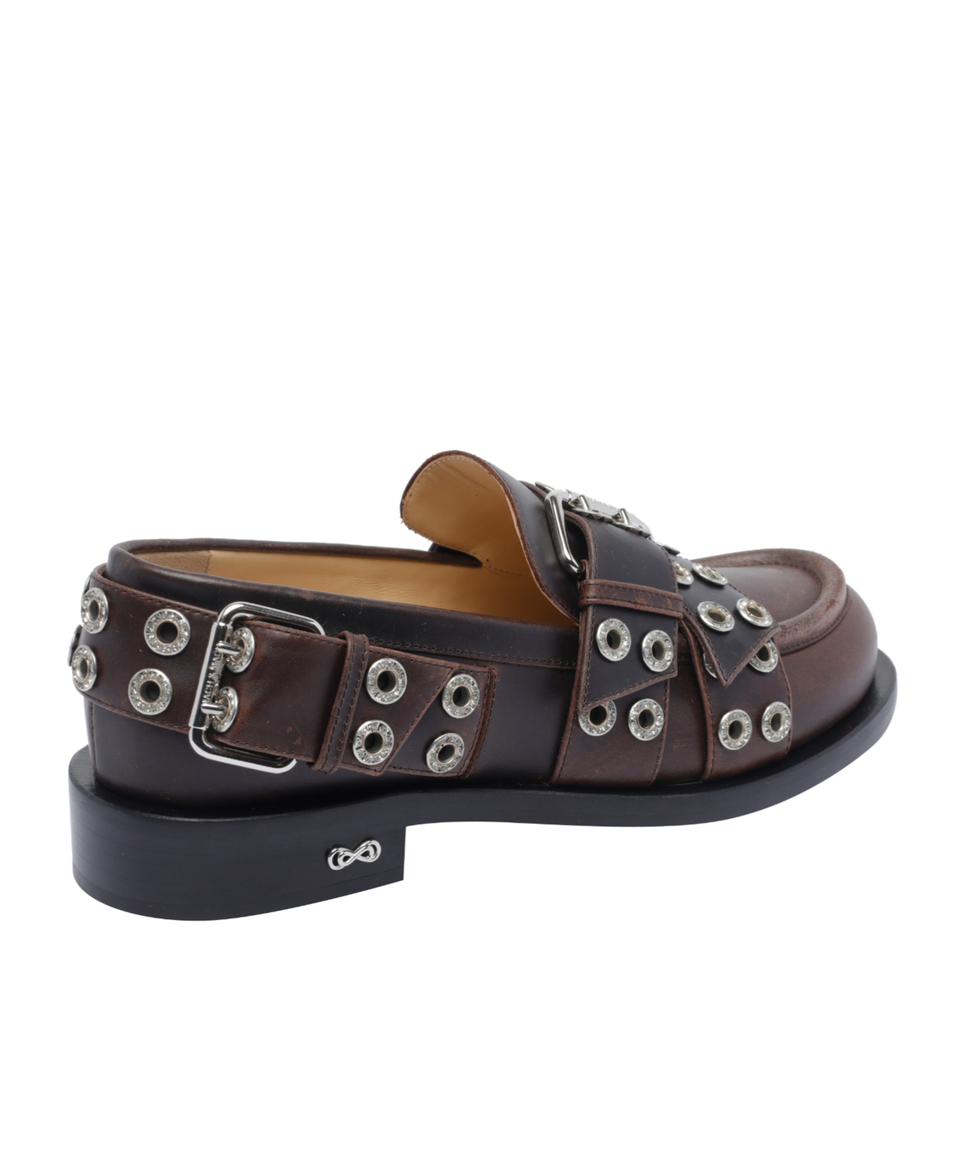 Machmach Round-toe Loafers In Brown