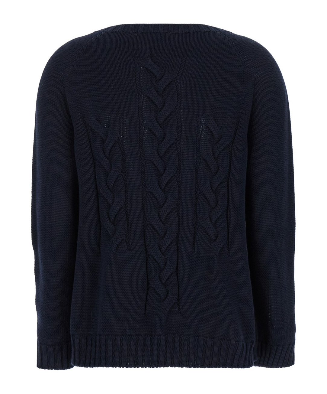 Max Mara Long-sleeved Sweater In Black