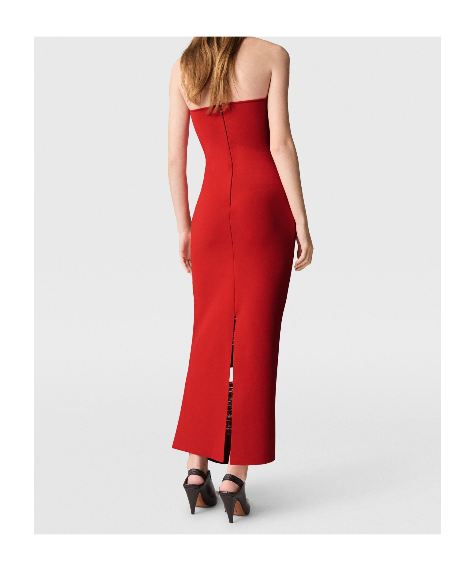 Stella Mccartney Off-shoulder Dress In Red