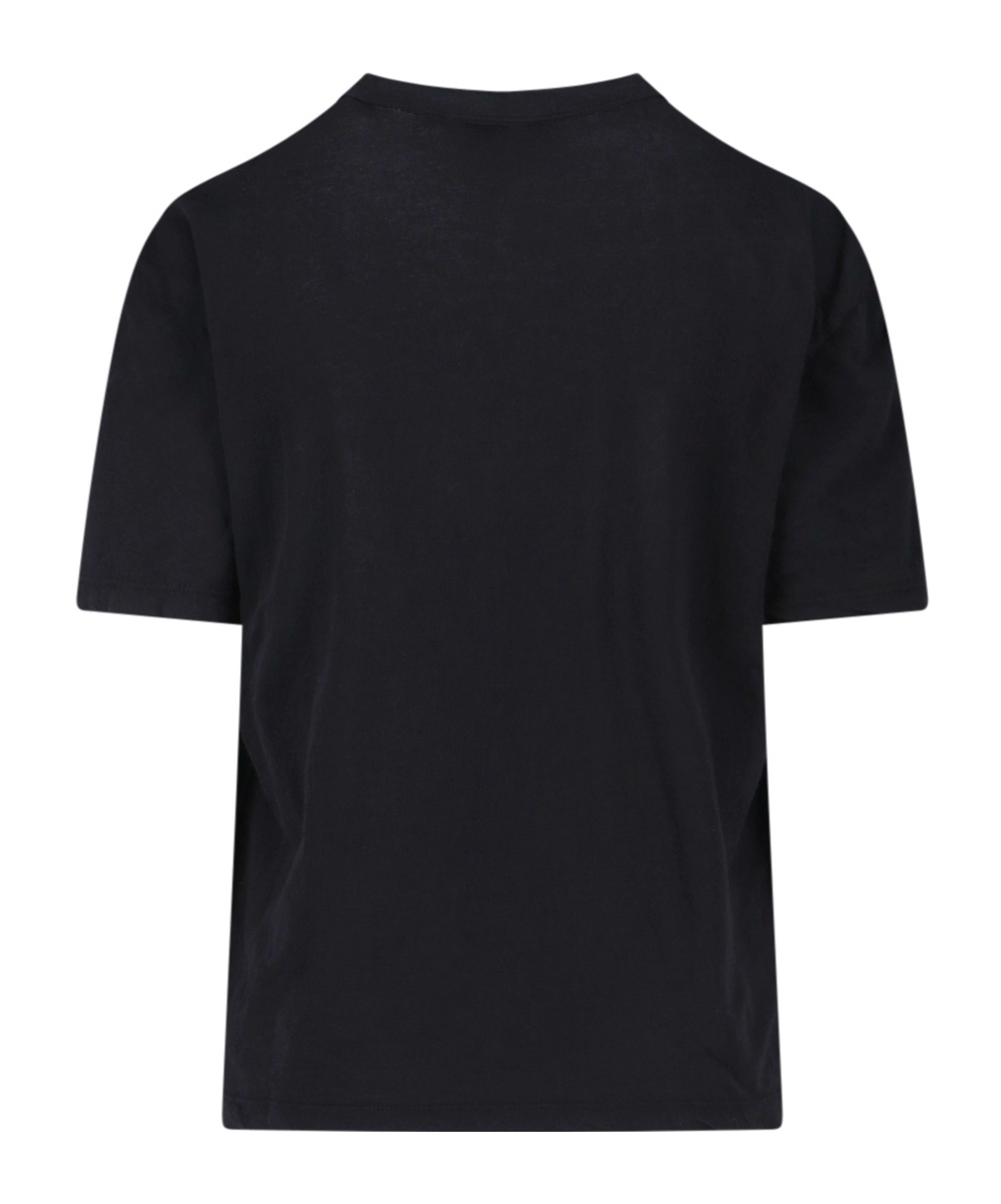 James Perse Crew Neck Short-sleeved T-shirt In Black
