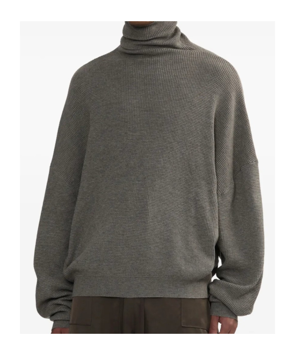Essentials Long-sleeved Sweater In Black