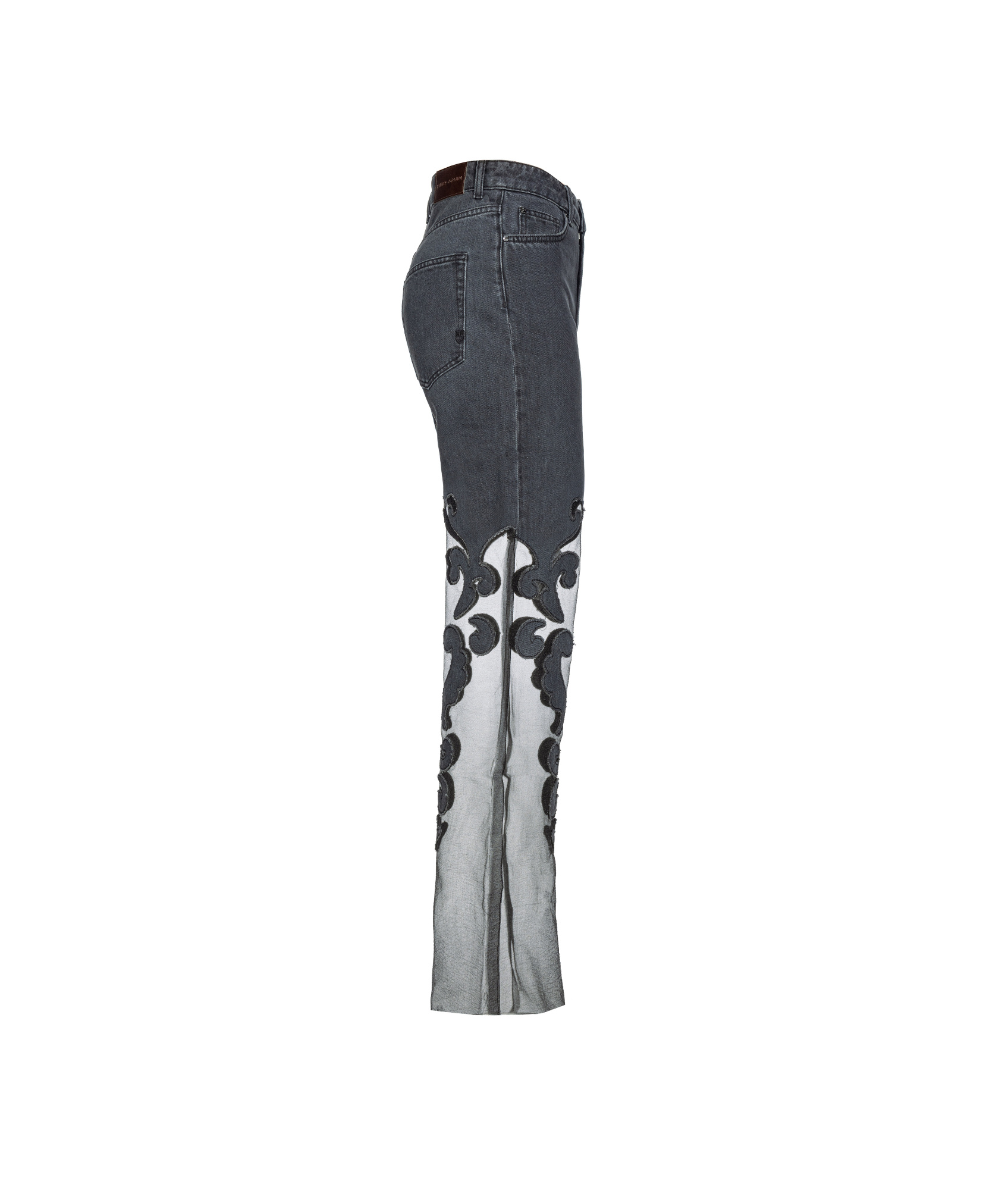 Pinko Belt Loop Jeans In Black