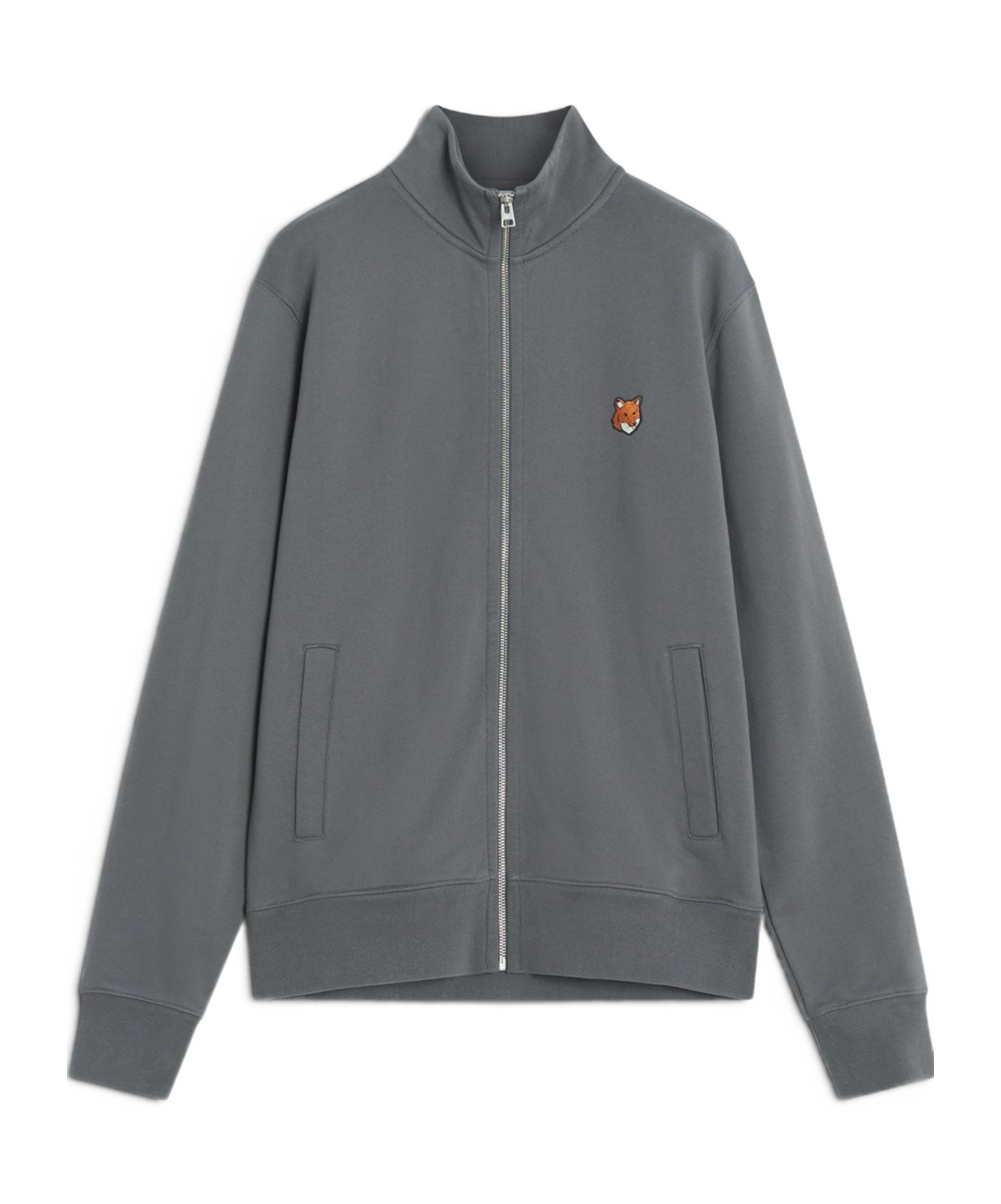 Maison Kitsuné Fox Head Zipped Regular Sweatshirt In Multi