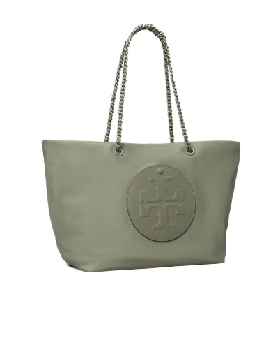 Tory Burch Ella Chain Tote Bag In Brown