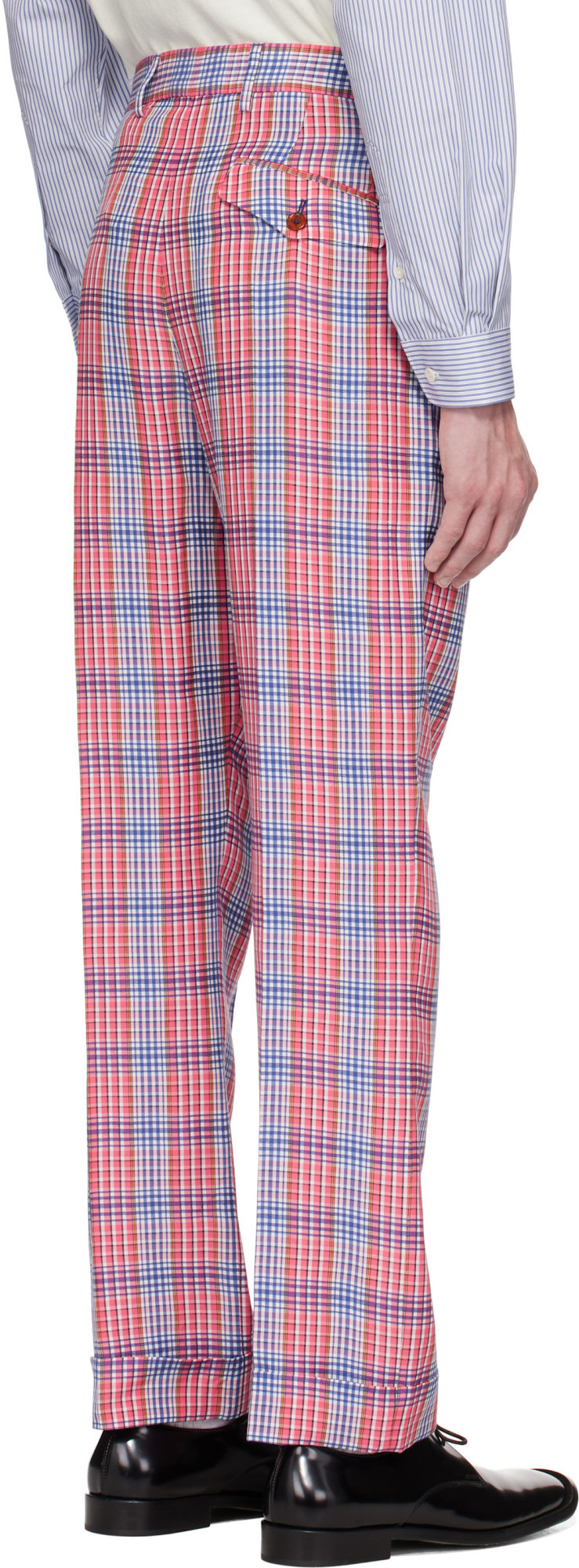 Vivienne Westwood Red & Blue Doc Trousers In Red  Blue